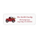 Search for fire truck return address labels Dalmatian