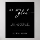 Search for glow sticks sign wedding signs Let love glow