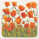 Search for poppy coasters Botanical