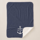 Search for nautical blankets Blue