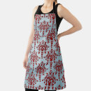 Search for deep red aprons Pattern