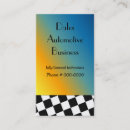 Search for chequered business cards Automotive