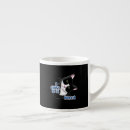 Search for black and white feline mugs Cute cat
