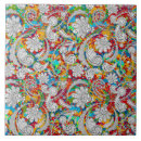 Search for vintage paisley tiles White