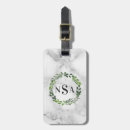 Search for marble luggage tags Initials