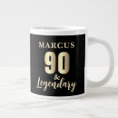 Search for 90th birthday mugs 90 years old