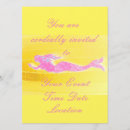 Search for pink mermaid invitations Mermaids