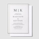 Search for vellum invitations Classic