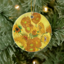 Search for sunflower christmas tree decorations Vintage