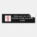 Search for zone bumper stickers Texting