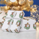 Search for brown santa wrapping paper Xmas