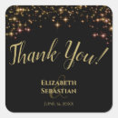 Search for shimmer thank you stickers Gold
