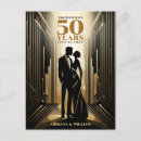 Search for art deco anniversary cards Gold
