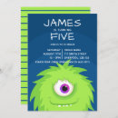 Search for little monster invitations Cartoon