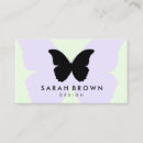 Search for purple butterfly business cards Simple