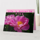 Search for peony flower cards Pink