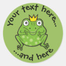 Search for frog with crown stickers Green