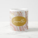 Search for pink marble mug mugs Gold