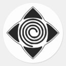 Search for spirals stickers Black and white