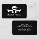 Search for podcast business cards Headphones