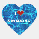 Search for i love swimming stickers Water