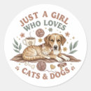 Search for girl dog stickers For her