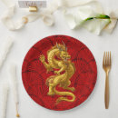 Search for gold chinese dragon plates Chinese new year