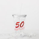Search for 50th birthday tumblers Party