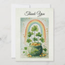 Search for st patricks day thank you cards Clover