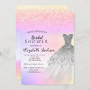 Search for bokeh bridal shower invitations Bride