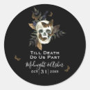 Search for butterflies and skull stickers Black