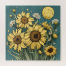 Search for van gogh sunflower puzzles Vintage