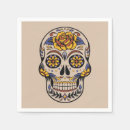 Search for sugar skull napkins Mexican