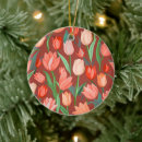 Search for red flower christmas tree decorations Floral design