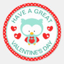 Search for owl love stickers Red