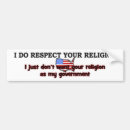 Search for separation church state bumper stickers Politics