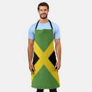 Search for jamaican flag aprons Rasta