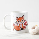 Search for cute cartoon fox mugs Design