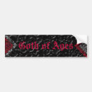 Search for goth bumper stickers Black