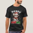 Search for shih tzu christmas tshirts Lover