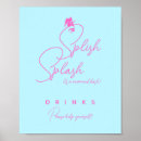 Search for mermaid birthday party posters Pink