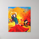 Search for gypsy canvas prints Guitar
