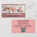 Search for newborn baby business cards Elegant