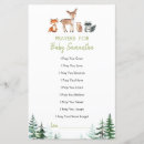 Search for forest baby shower games Woodland animals