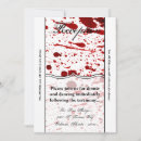 Search for splattered blood postcards Horror