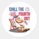Search for chill out stickers Fourth of july
