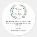 Search for favor bag stickers Elegant