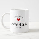 Search for new nana mugs Black and white