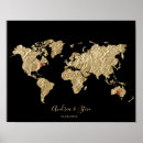 Search for gold map posters Wanderlust
