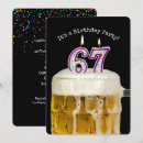 Search for 67th birthday invitations Party
